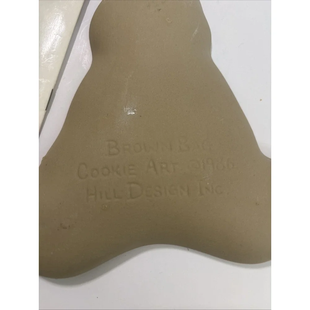 1986 Brown Bag Cookie Art Raggedy Andy Cookie Molds Stone From Hill Design Inc.